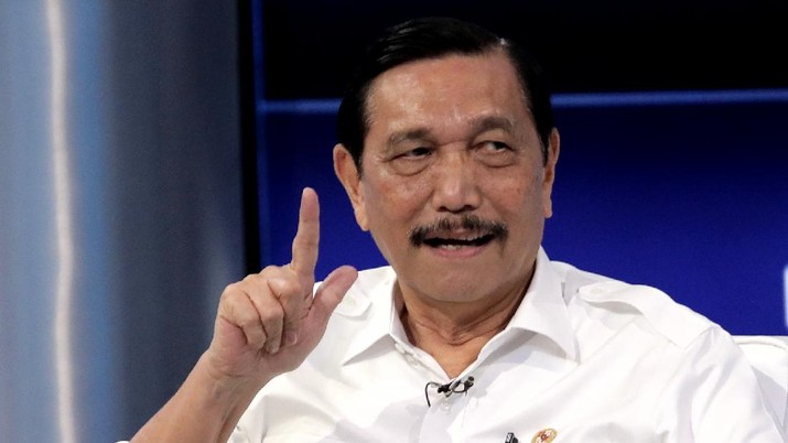 Luhut Binsar Pandjaitan dalam acara CNBC Indonesia Economic Outlook dengan tema Luhut Binsar Pandjaitan dalam acara CNBC Indonesia Economic Outlook dengan tema
