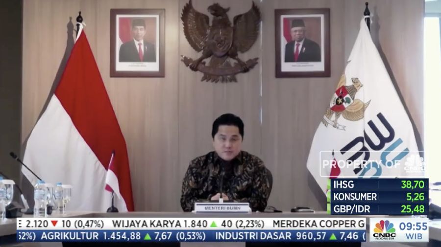 Menteri BUMN Erick Thohir, dalam acara ²©²ÊÍøÕ¾ Economic Outlook dengan tema