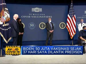 AS Sentuh 50 Juta Vaksinasi Covid-19