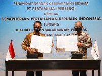 Pertamina Komitmen Penuhi Kebutuhan Energi Kemenhan