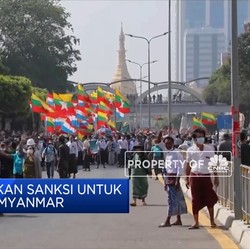 Inggris Jatuhkan Sanksi Untuk Junta Militer Myanmar