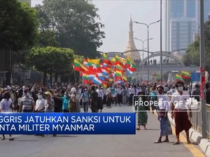Inggris Jatuhkan Sanksi Untuk Junta Militer Myanmar