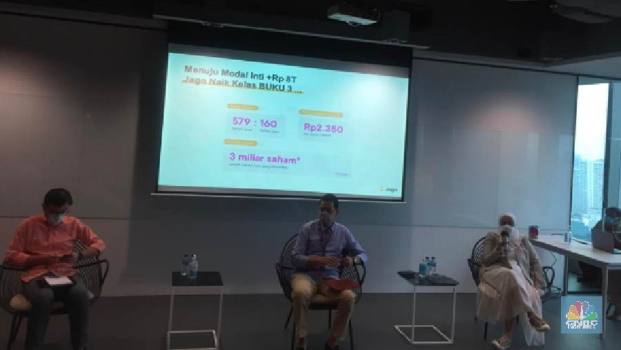Konferensi Pers Bank Jago, 26 Februari 2021/Monica Wareza/CNBC
