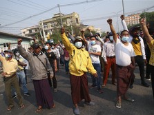 Junta Tembak Mati 18 Orang Warga, Media Myanmar Kecam Pendemo