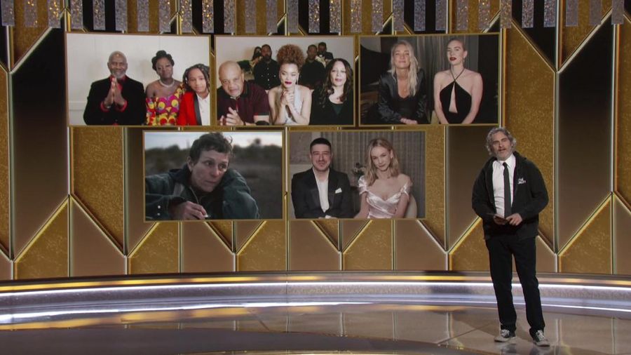 Golden Globe Awards 2021. (AP/NBC)