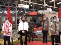 Top! Jokowi Resmikan Kereta Listrik Lintas Yogyakarta - Solo
