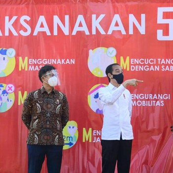 Blusukan di Jogja, Presiden Jokowi Tinjau Vaksinasi Massal