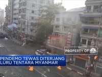 18 Pendemo Tewas Diterjang Peluru Tentara Myanmar