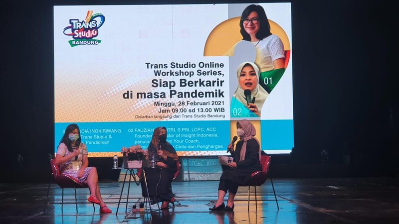 Trans Studio Bandung gelar Workshop Series dengan tema “Siap Berkarir dimasa Pandemi”. Ist