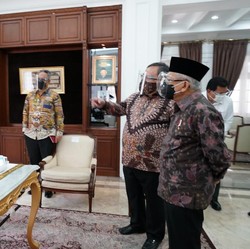 Menristek Pamer Kecanggihan GeNose ke Wapres Ma'ruf Amin