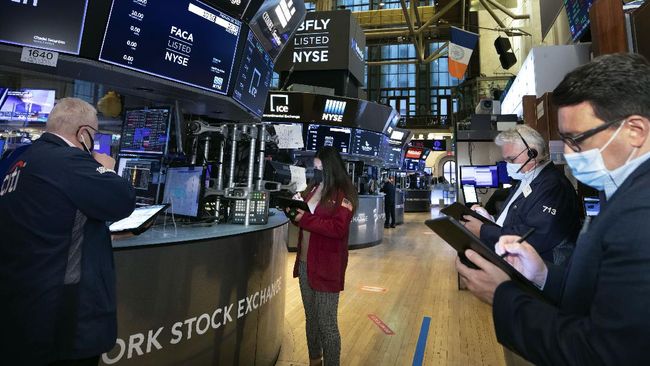 Gara-gara Amazon Dkk, Wall Street Merana - CNBC Indonesia