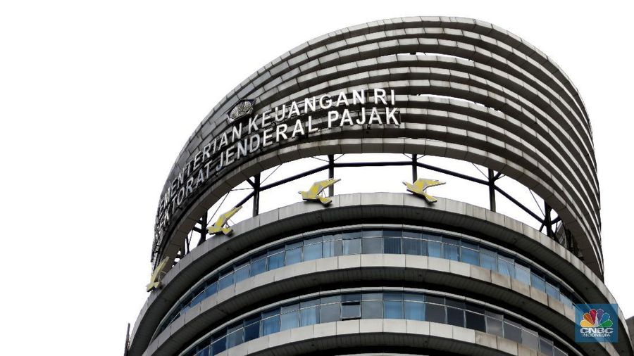 Gedung Kementerian Keuangan Dirjen Pajak. (CNBC Indonesia/Muhammad Sabki)