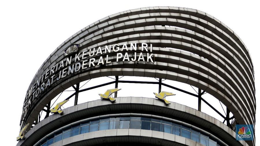 Gedung Kementerian Keuangan Dirjen Pajak. (CNBC Indonesia/Muhammad Sabki)