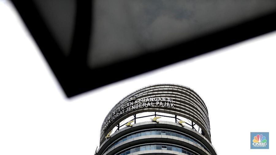 Gedung Kementerian Keuangan Dirjen Pajak. (CNBC Indonesia/Muhammad Sabki)