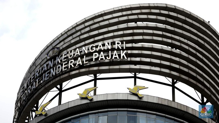 Gedung Kementerian Keuangan Dirjen Pajak. (CNBC Indonesia/Muhammad Sabki)