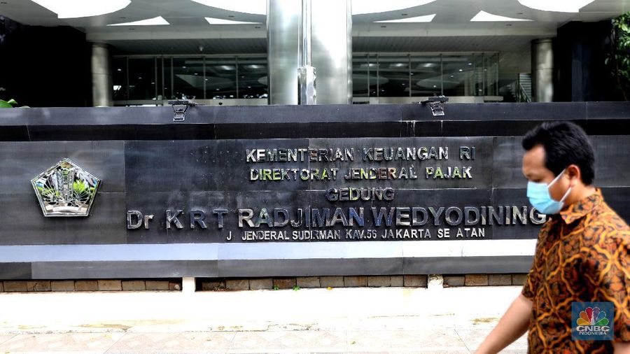 Gedung Kementerian Keuangan Dirjen Pajak. (²©²ÊÍøÕ¾/Muhammad Sabki)