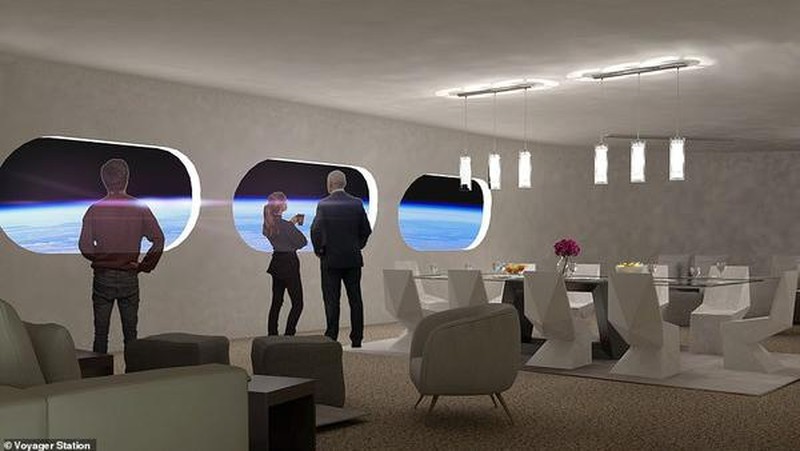 Hotel luar angkasa pertama rencananya akan mulai beroperasi pada 2027. (Dok: Voyager Station)