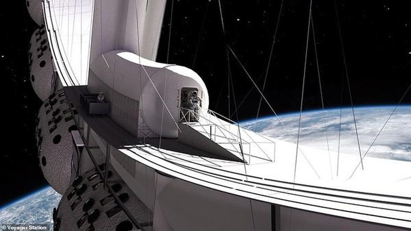 Hotel luar angkasa pertama rencananya akan mulai beroperasi pada 2027. (Dok: Voyager Station)