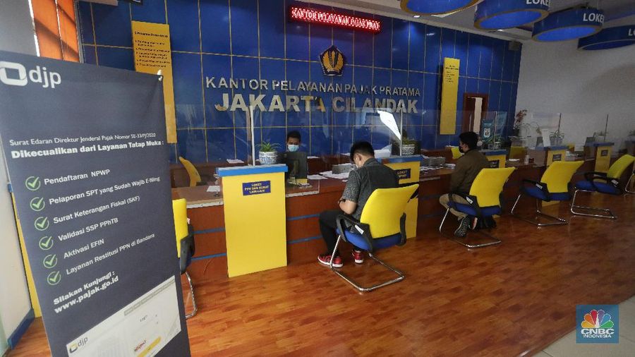 Kantor Pajak. (CNBC Indonesia/Andrean Kristianto)