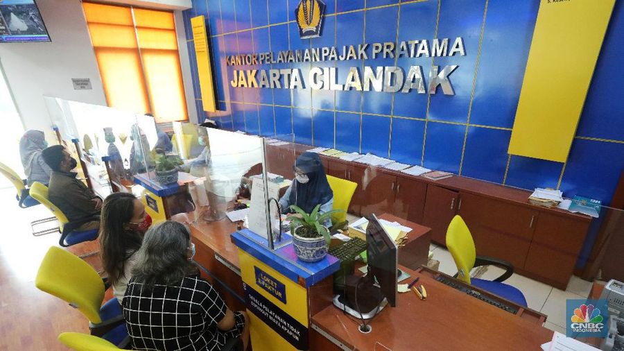 Kantor Pajak. (CNBC Indonesia/Andrean Kristianto)