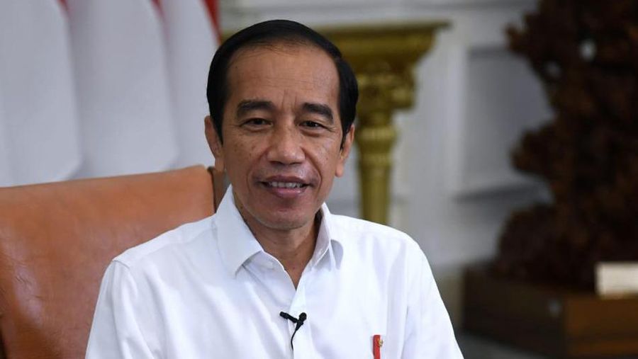 Presiden Jokowi Lapor SPT Tahunan PPh secara Daring. (Dok: Lukas - Biro Pers Sekretariat Presiden)