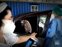 Hai Warga TangselVania, Bakal Ada Drive Thru Vaksin Covid Loh