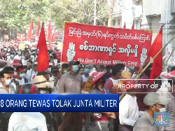 38 Orang Tewas Tolak Junta Militer