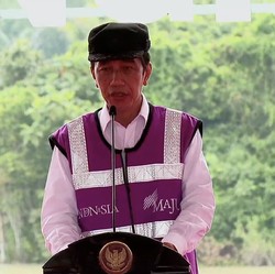 Jokowi Resmikan Bendungan 'Mampir Dulu' Cegah Banjir Banten