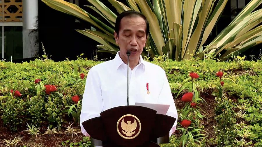 Peresmian Kampus Universitas Sultan Ageng Tirtayasa Sindang Sari, Kota Serang, 4 Maret 2021. (Tangkapan layar Youtube Setpres RI)