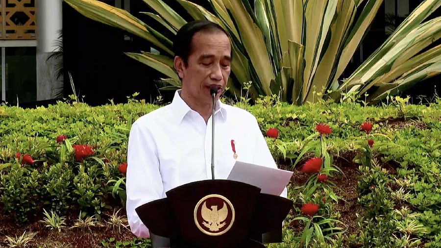 Peresmian Kampus Universitas Sultan Ageng Tirtayasa Sindang Sari, Kota Serang, 4 Maret 2021. (Tangkapan layar Youtube Setpres RI)