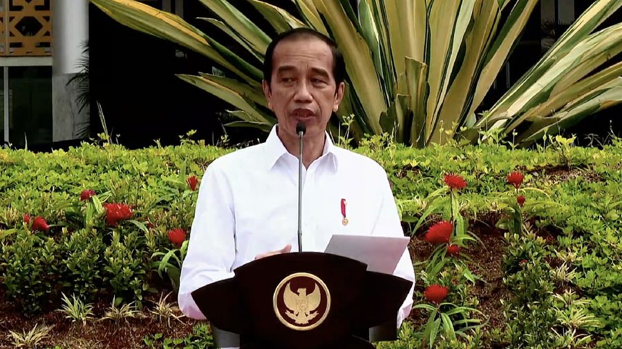 Peresmian Kampus Universitas Sultan Ageng Tirtayasa Sindang Sari, Kota Serang, 4 Maret 2021. (Tangkapan layar Youtube Setpres RI)