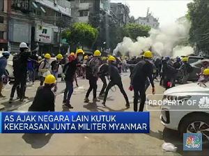 AS Ajak Dunia Global Kutuk Kekerasan Junta Militer Myanmar