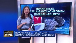 Bukan Nikel, Tesla Ganti Komponen Baterai Jadi Besi