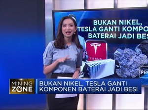 Bukan Nikel, Tesla Ganti Komponen Baterai Jadi Besi