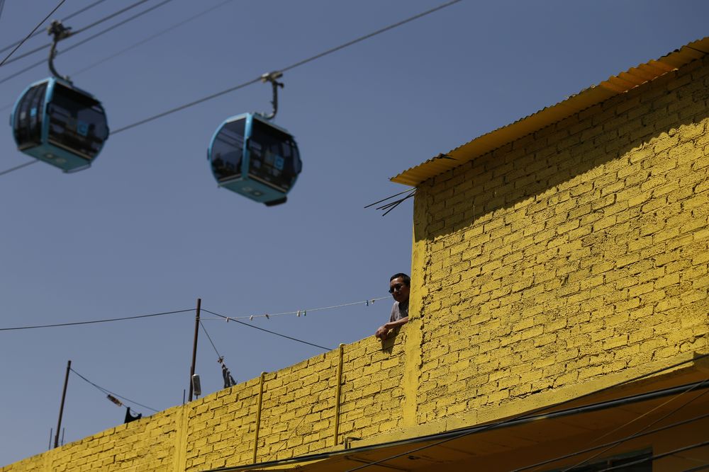 Cablebus Kereta  Gantung Angkutan Orang  Miskin  Mexico City 