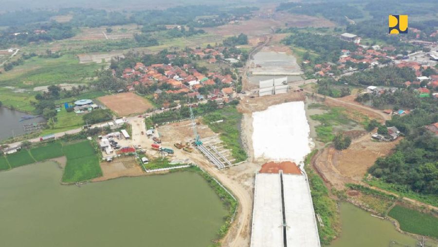 Tol Jakarta – Cikampek II Selatan Seksi 3 (Taman Mekar – Sadang). (Dok. Kementerian PUPR)