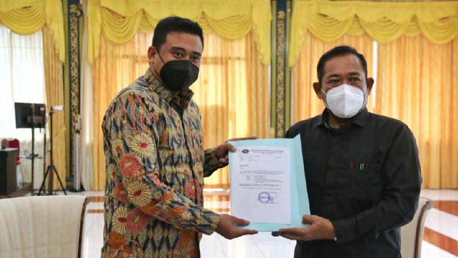 BPH Migas Kunjungi Walikota Medan Terpilih Bobby Nasution. (Dok: BPH Miigas)