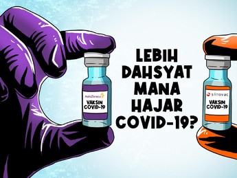 Resmi Masuk RI, AstraZeneca Vs Sinovac Mana Lebih Manjur?