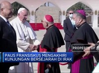 Paus Fransiskus Akhiri Kunjungan Bersejarah di Irak