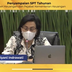 Tak Sampai 5 Menit, Sri Mulyani Beres Lapor SPT Pajak