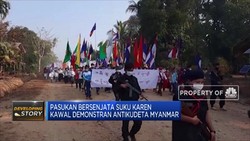 Suku Karen Kawal Demonstran Antikudeta Myanmar