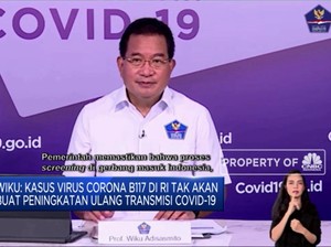 Wiku: Kasus Corona B117 Tak Tingkatkan Transmisi Covid-19 RI