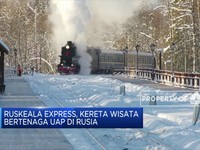 Ruskeala Express, Kereta Wisata Bertenaga Uap di Rusia