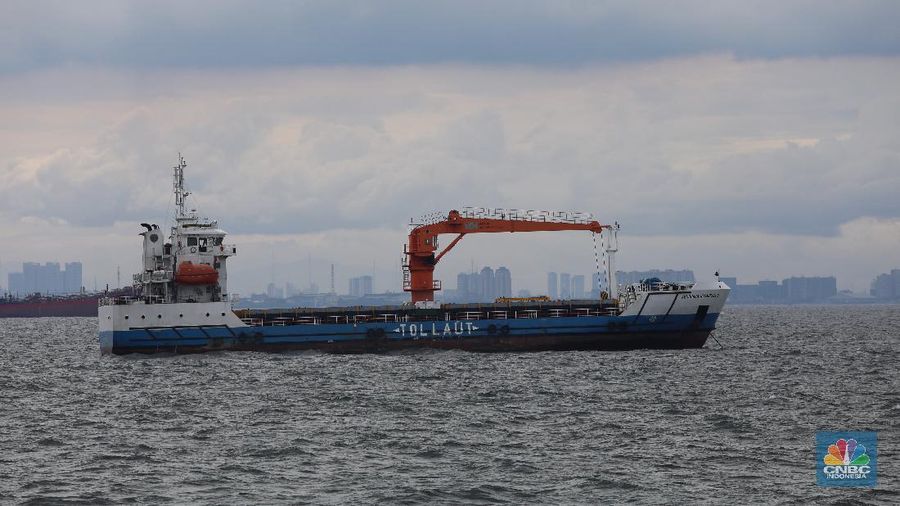 Ilustrasi Tol laut. (CNBC Indonesia/Andrean Kristianto)