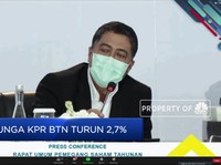 Bunga KPR BTN Turun 2,7%