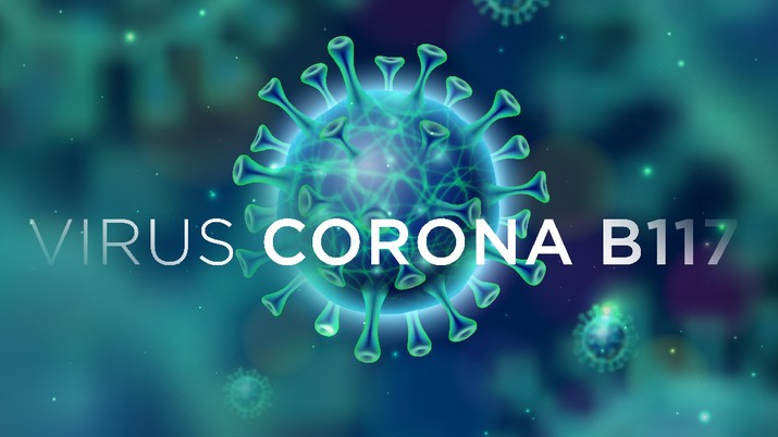 Ilustrasi/ Virus Corona B117