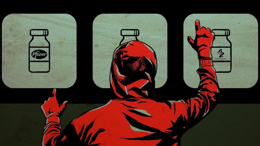 Infografis: Vaksin Dijual di Darknet, Bareskrim: Awas Modus Scammer!