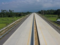 Penampakan Jalan Tol Sigli Aceh dari Udara