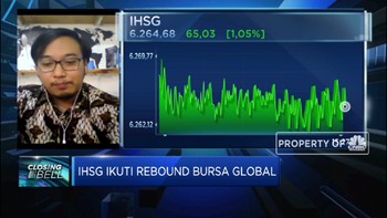 Yield Obligasi AS Turun, IHSG Ditutup Menguat 1,05%
