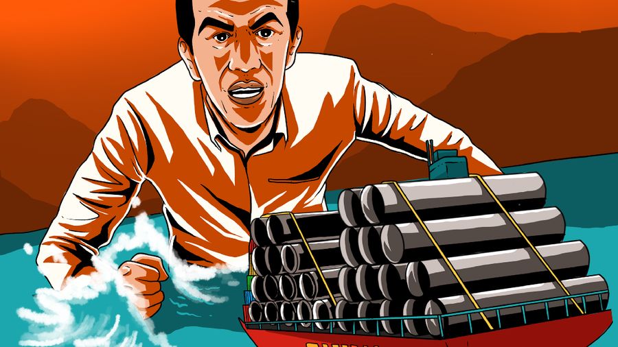 Infografis/Jokowi Murka! Gegara Indonesia Masih impor Pipa/Aristya Rahadian